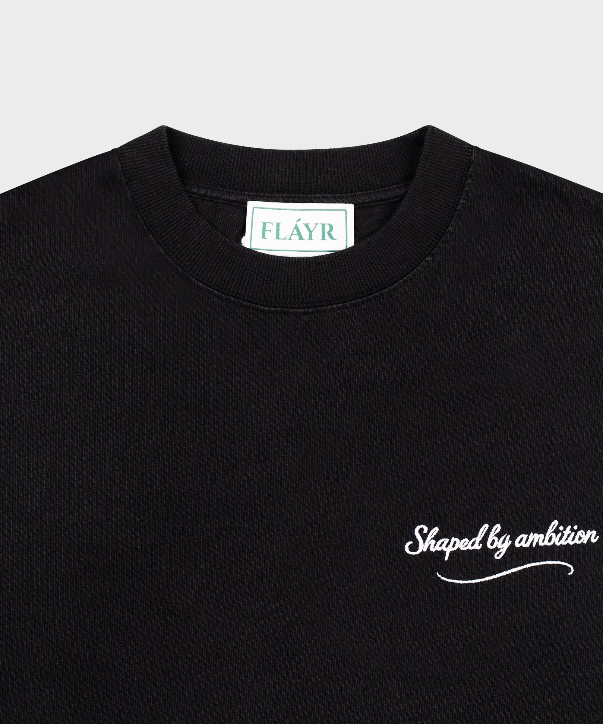 FLÁYR Shaped by Ambition Long Sleeve Black — detail