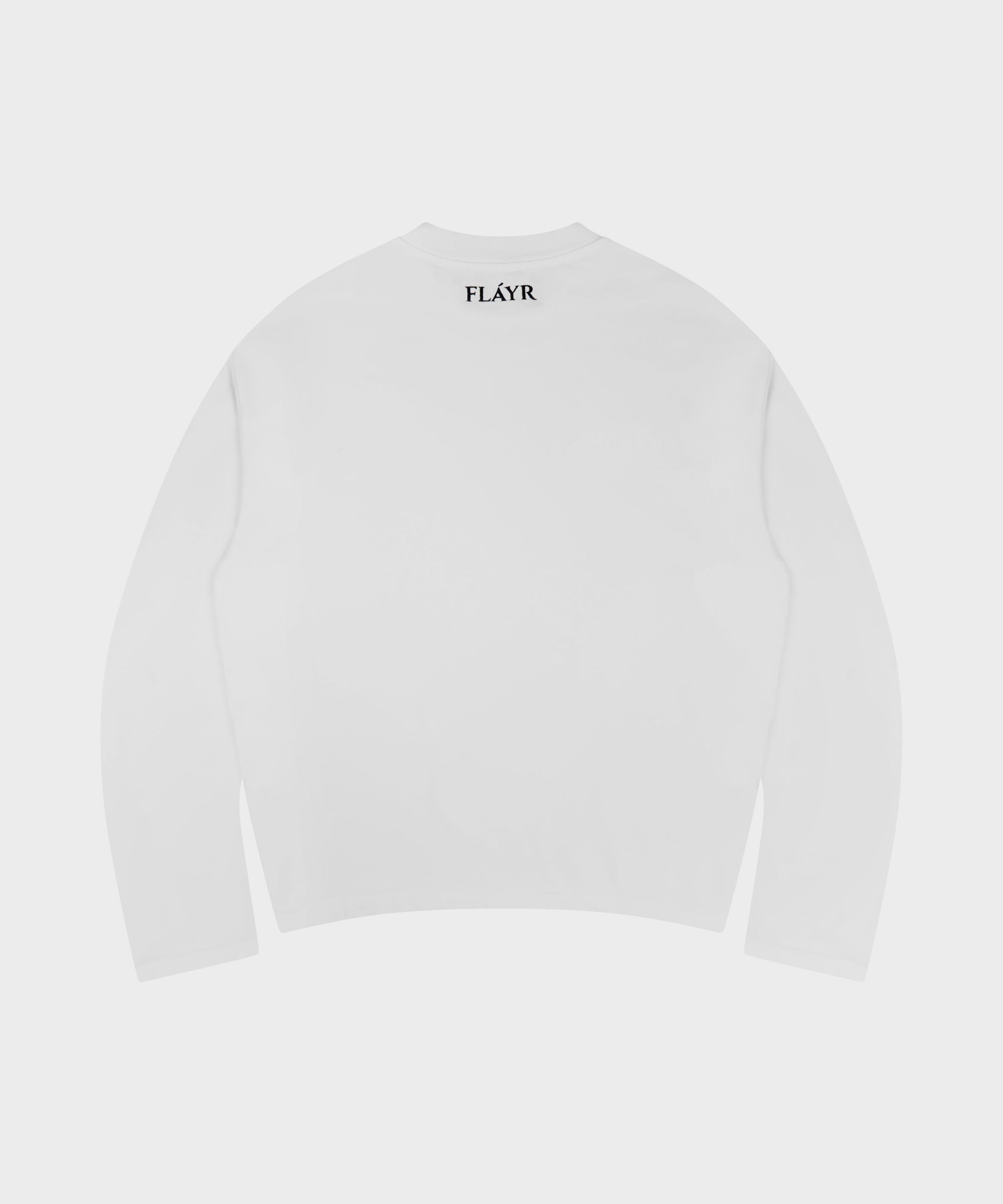 FLÁYR Shaped by Ambition Long Sleeve White — back view